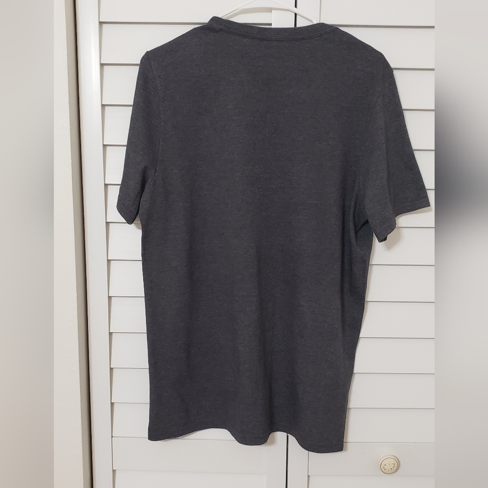 Adidas Men's Classic Fit Amplifier T Shirt Short Sleeve Solid Grey Size M - Picture 5 of 10